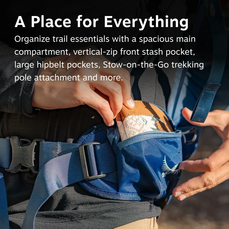Osprey Stratos 24 Hiking Backpack in Pine Leaf-5