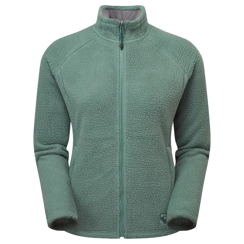 Sprayway Ladies Aber Fleece Jacket in Balsam Green