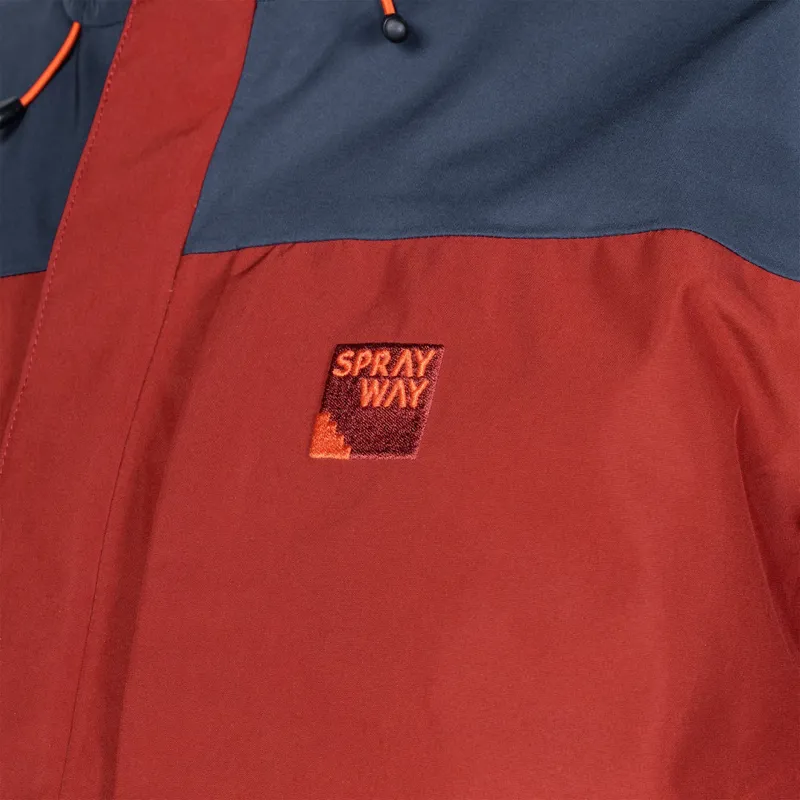 Sprayway Reaction Men's Jacket in Sumac/Blazer-10