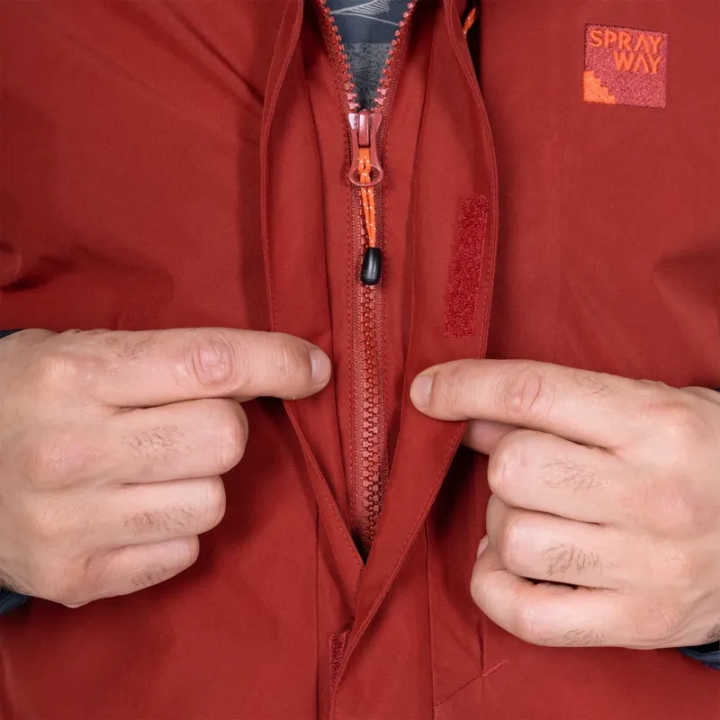 Sprayway Reaction Men's Jacket in Sumac/Blazer-7