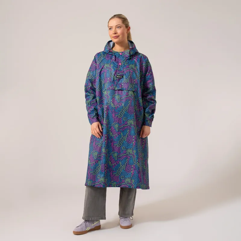 Mac In A Sac Festival Poncho in Neon Jazz-7