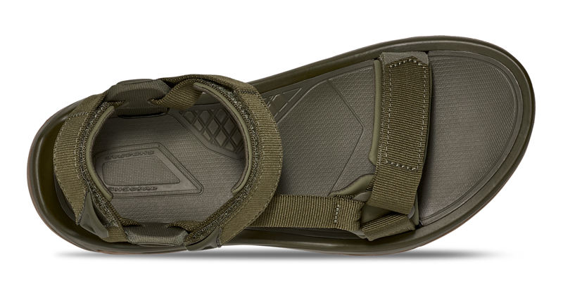 Teva Terra Fi 5 Universal Hiking Sandal in Dark Oiive Honey Brown-4
