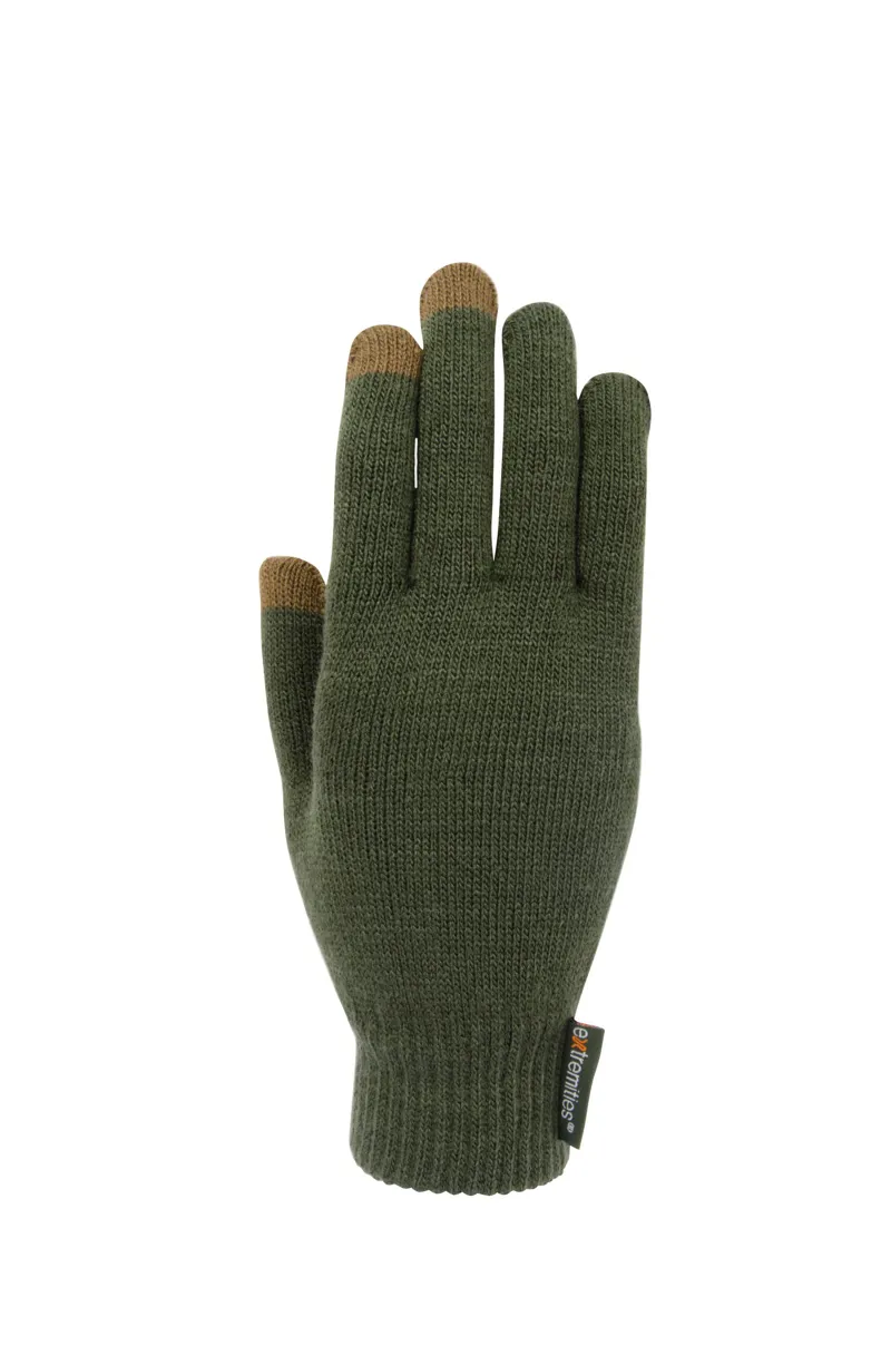 Extremities Thinny Touch Glove in Khaki