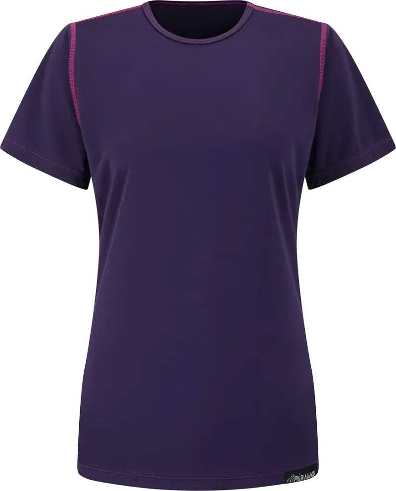 Paramo Cambia Women's Short Sleeved T-Shirt in Elderberry