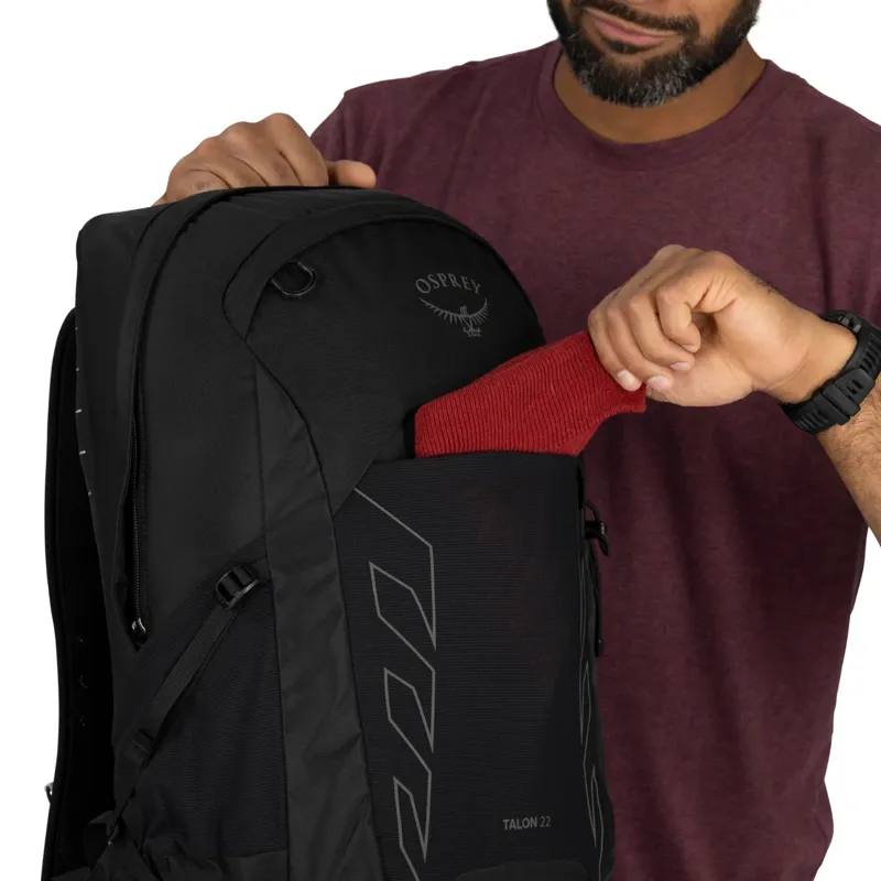 Osprey Talon 22 Pack in Phantom Grey/Dk Char-6