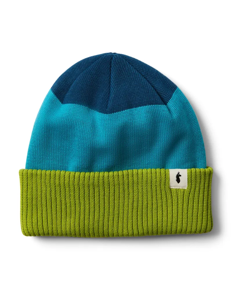 Cotopaxi Alto 2.0 Beanie in Citron and Oasis