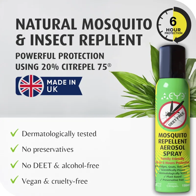 Theye Natural Mosquito and Insect Repellent Aerosol Spray 150ml-1