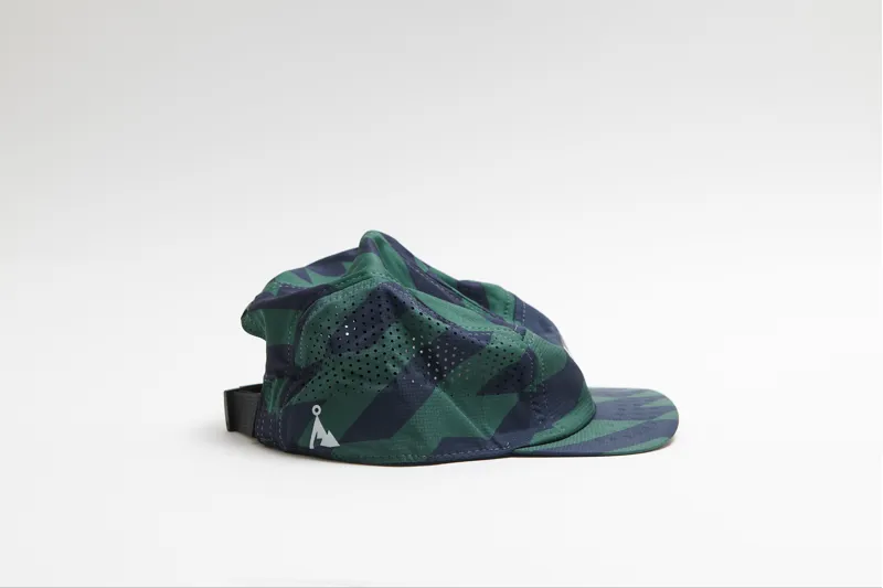 Vaga Feather Racing Cap in Navy-Racing Green-2