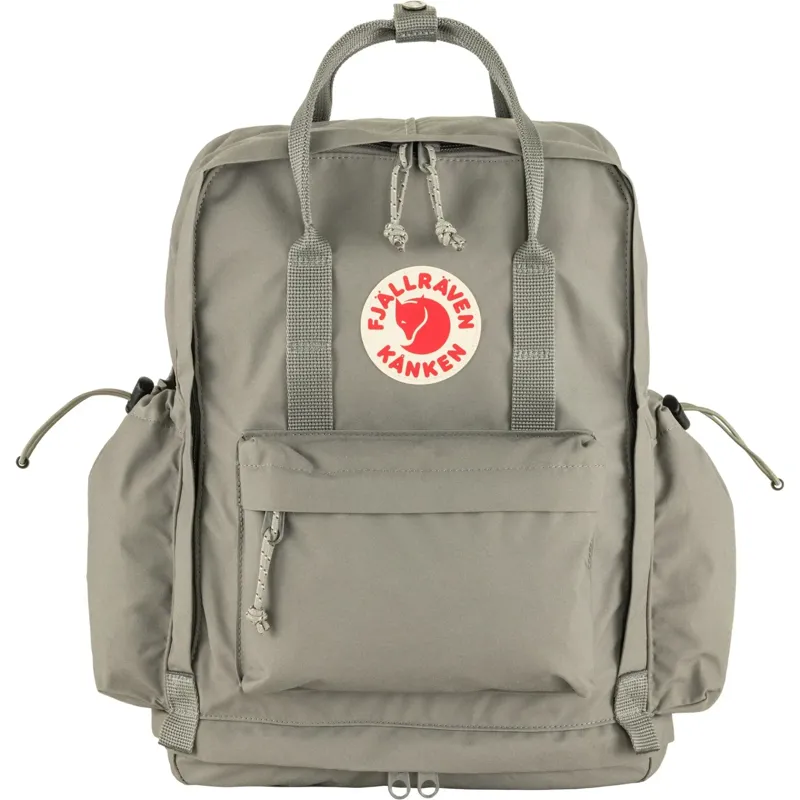 Fjallraven Kanken Outlong Backpack in Fog