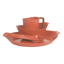Lifeventure Ellipse 4 Piece Camping Tableware Set in Rust