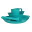 Lifeventure Ellipse 4 Piece Camping Tableware Set in Teal
