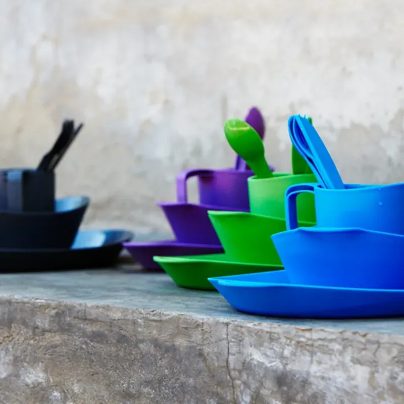 Lifeventure Ellipse Plastic Camping Bowl in Navy Blue-3
