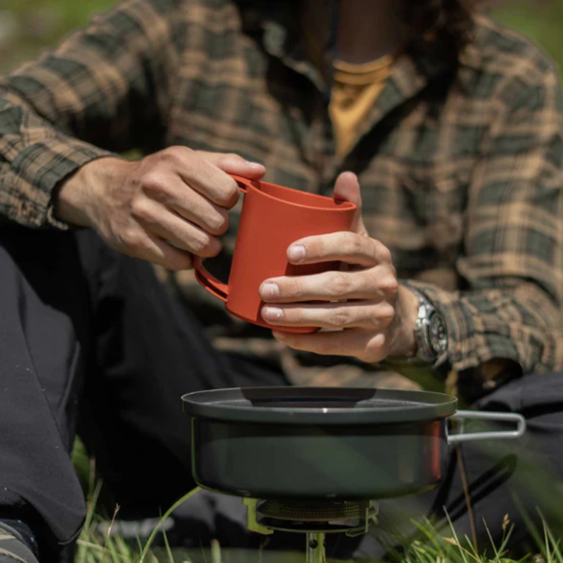 Lifeventure Ellipse Plastic Camping Mug in Rust-2