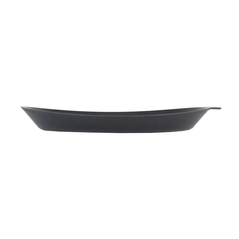Lifeventure Ellipse Plastic Camping Plate in Graphite-2