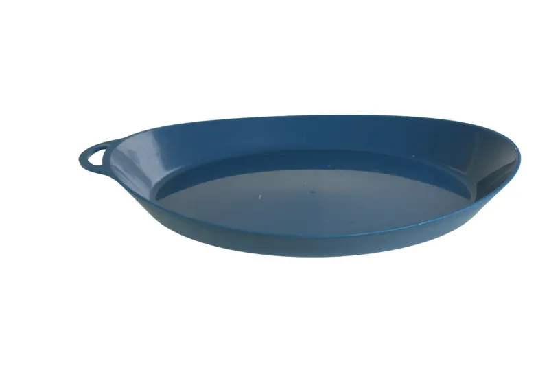 Lifeventure Ellipse Plastic Camping Plate in Navy Blue
