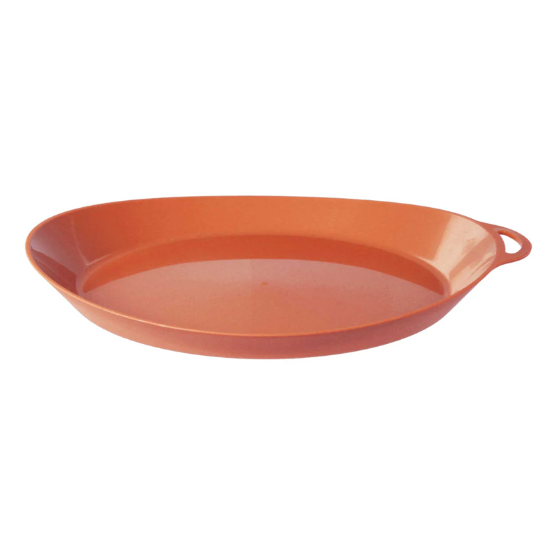 Lifeventure Ellipse Plastic Camping Plate in Rust