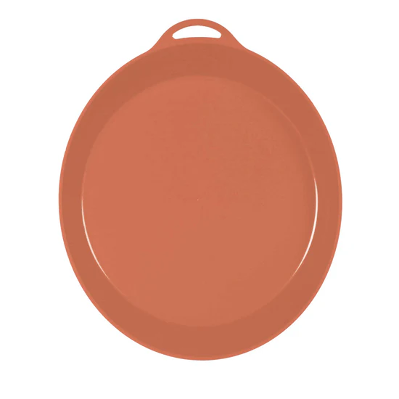 Lifeventure Ellipse Plastic Camping Plate in Rust-1