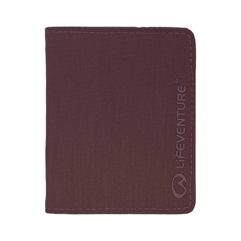Lifeventure RFiD Wallet Recycled in Plum