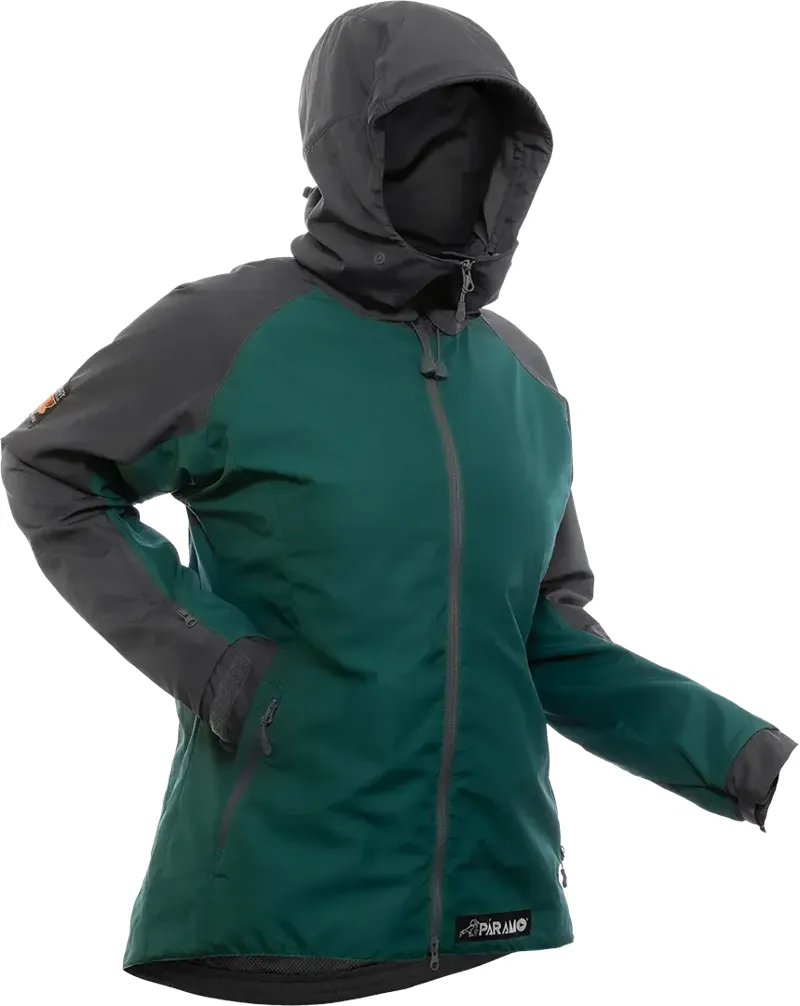 Paramo Women's Caminata Jacket in Spruce and Rock-1