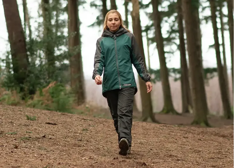 Paramo Women's Caminata Jacket in Spruce and Rock-3