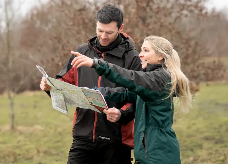 Paramo Sis Men's Caminata Jacket in Dark Grey and Outback Red-5