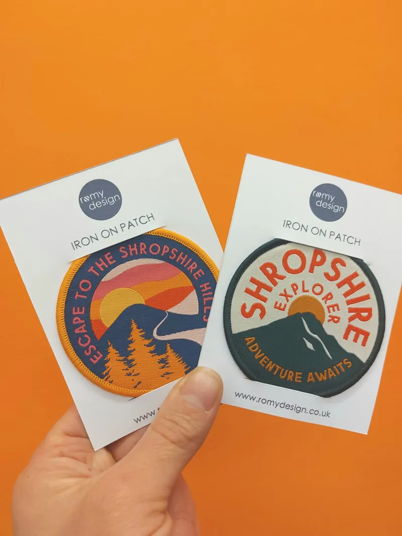 Romy Design Escape to Shropshire Iron On Patch-1