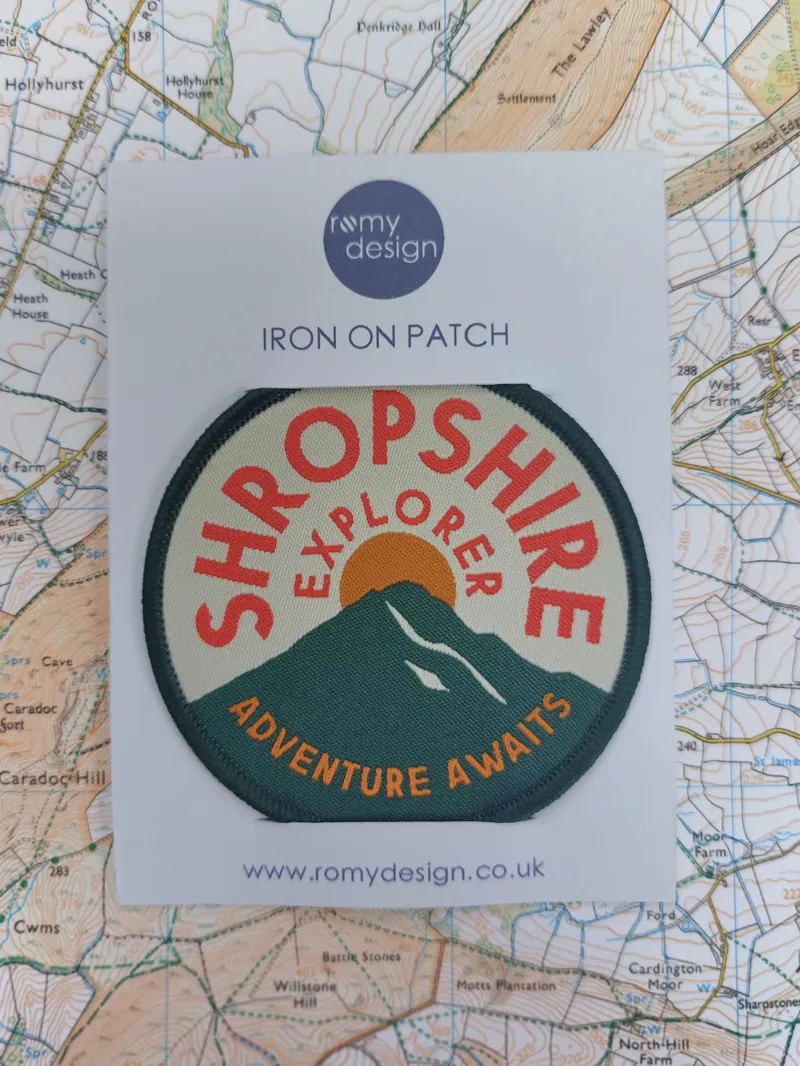 Romy Design Explore Shropshire Iron on Patch