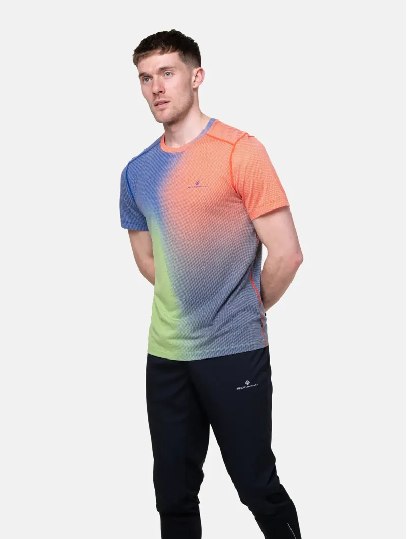 Ronhill Golden Hour Men's SS Tech Tee in Cobalt-2