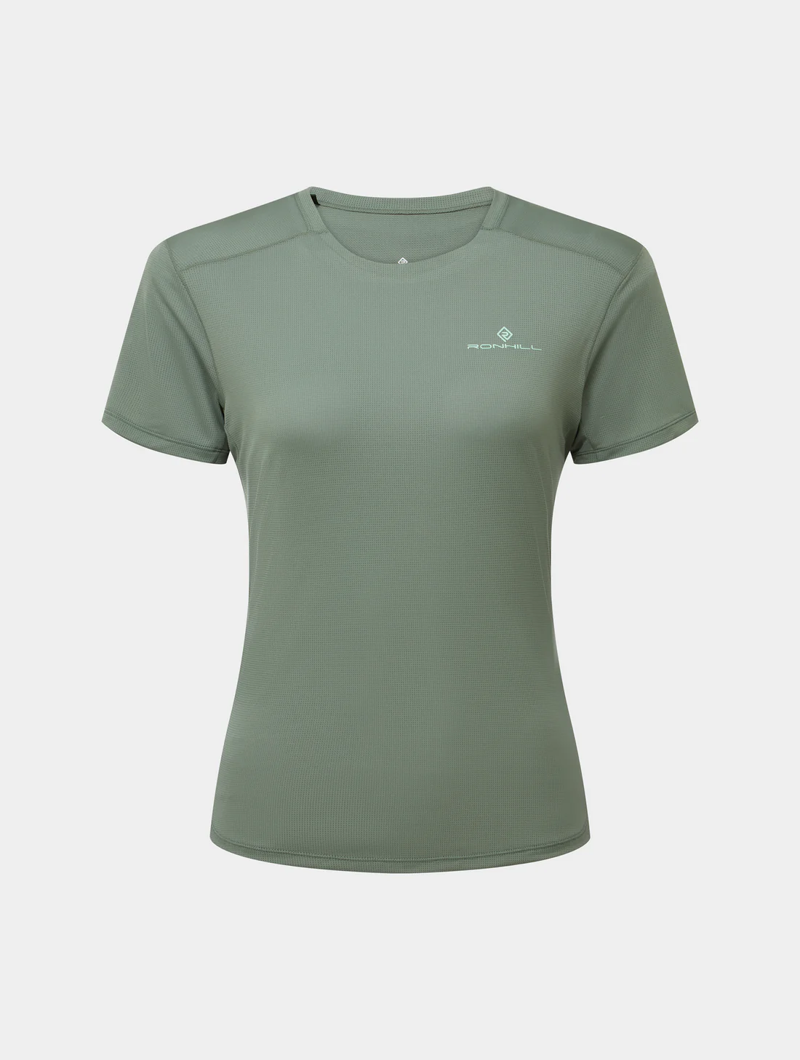 Ronhill Women's Tech S/S Tee in Laurel/Seafoam