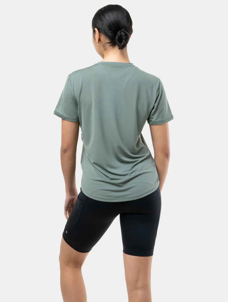 Ronhill Women's Tech S/S Tee in Laurel/Seafoam-1