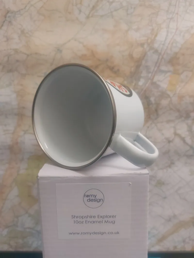 Shropshire Explore Enamel Mug-1
