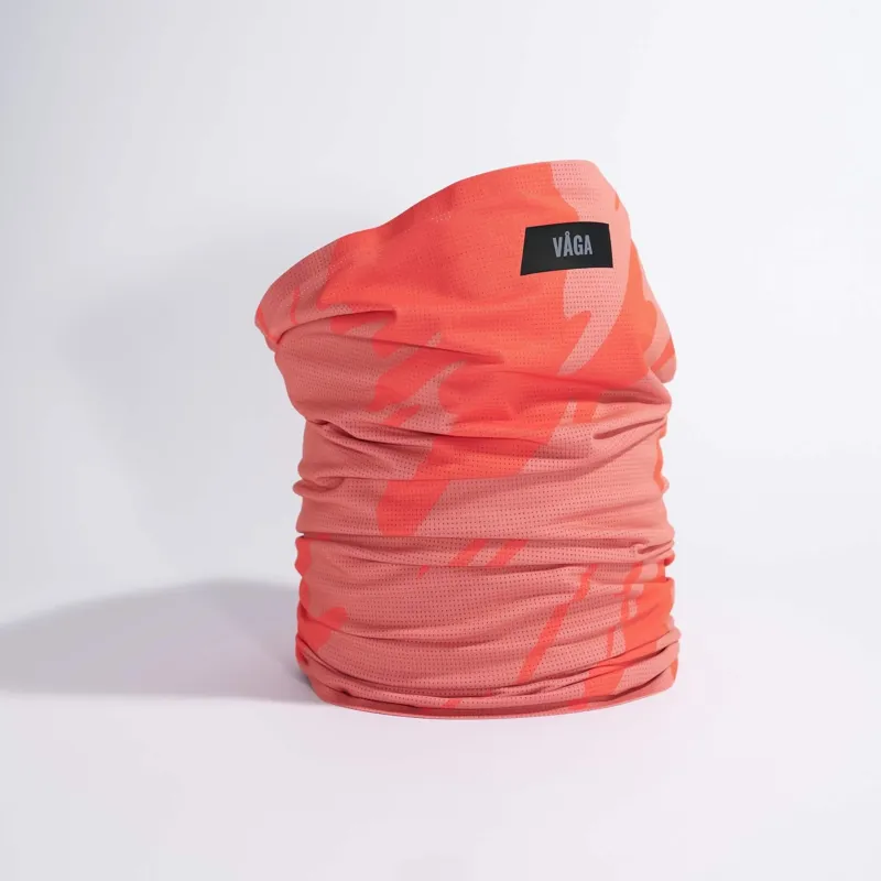 Vaga Lightweight Mesh Neck Gaiter in Clay Red