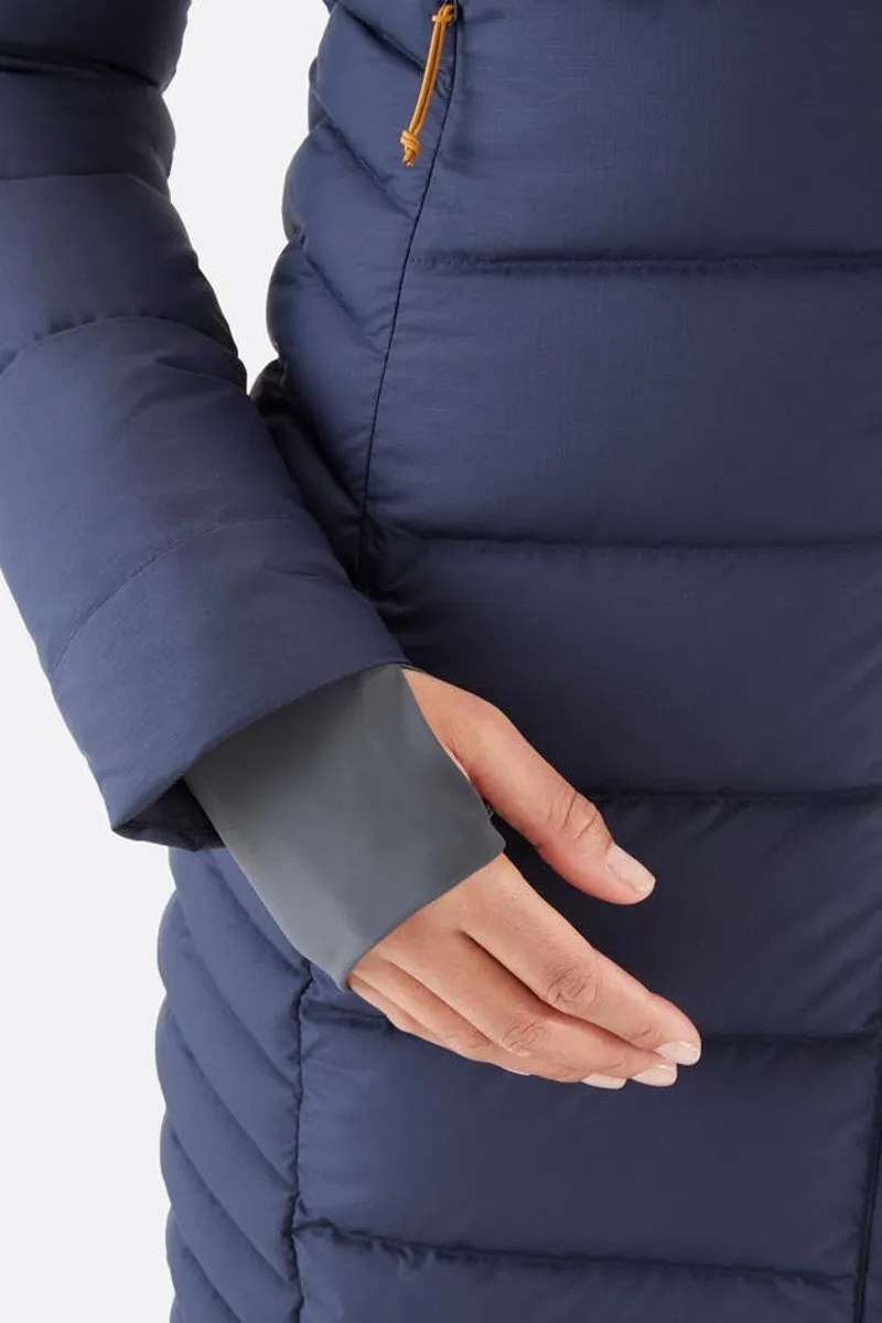 Rab Deep Cover Womens Parka in Deep Denim-3