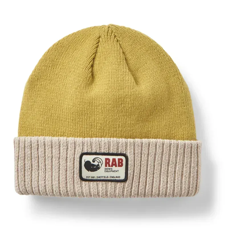 Rab Essential Beanie in Dark Pollen/Pebble