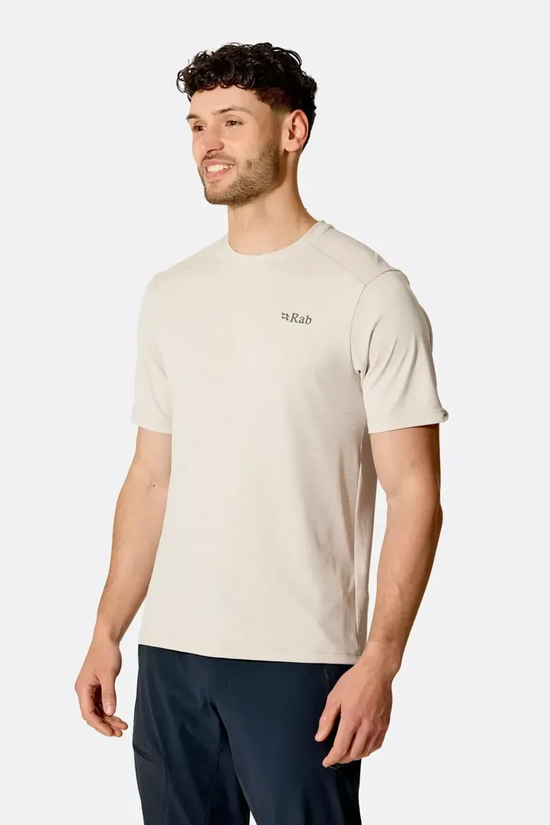 Rab Force T-Shirt in Pebble-2
