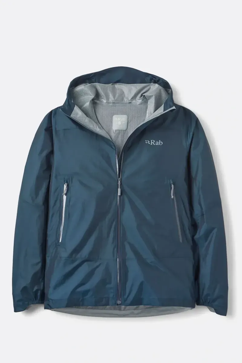 Rab Phantom Mountain Waterproof Jacket in Tempest Blue