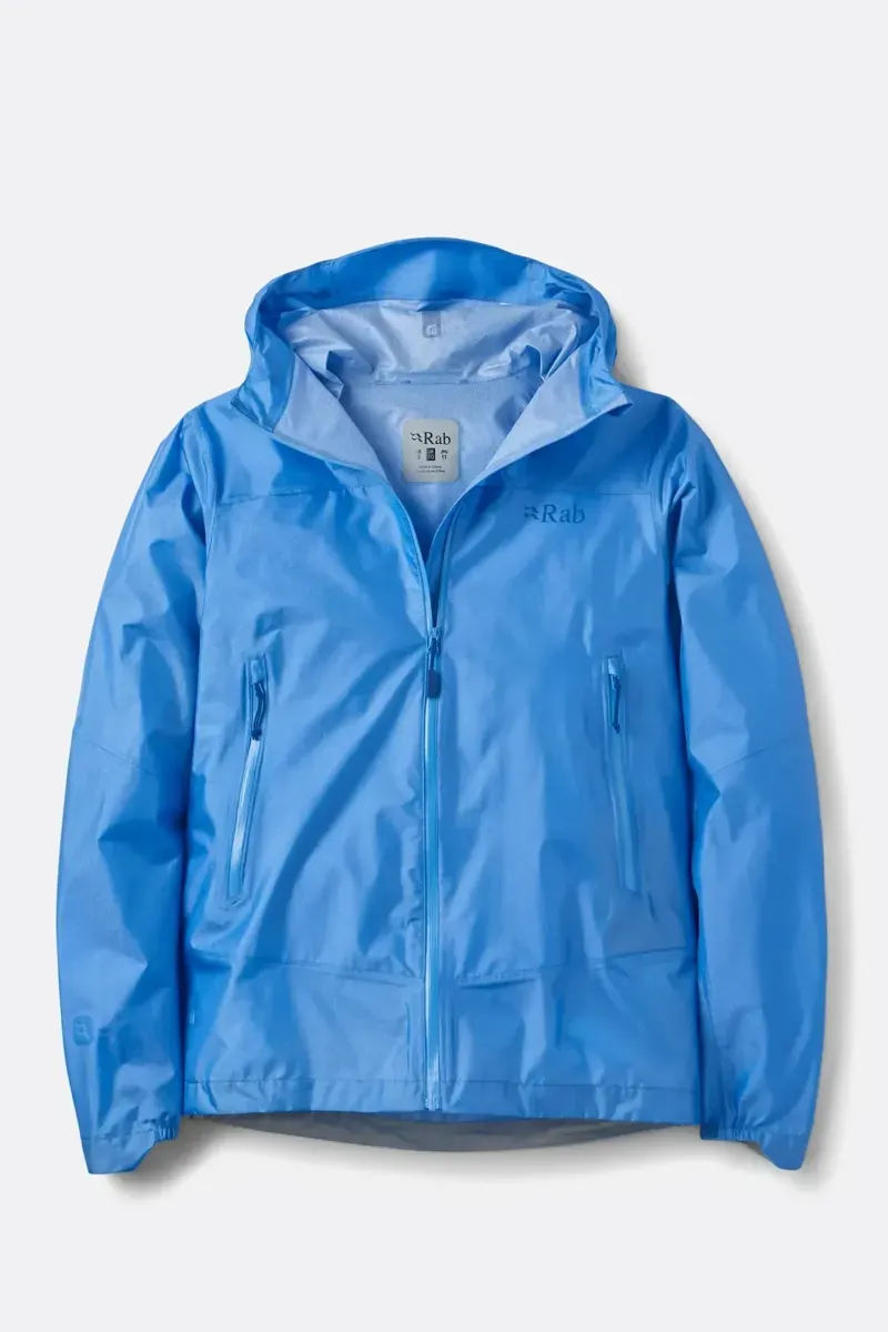 Rab Women's Phantom Mountain Waterproof Jacket in Bluebird