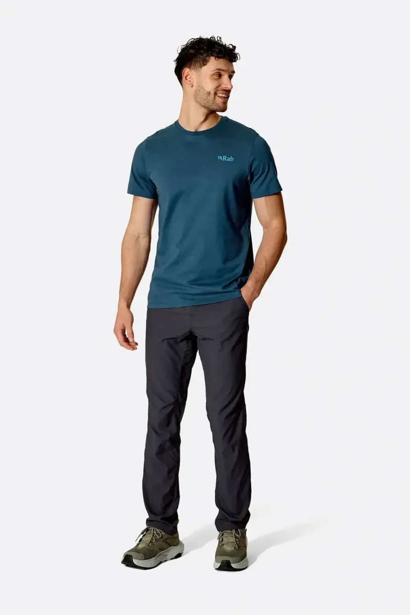 Rab Stance Strata T-Shirt in Tempest Blue-4