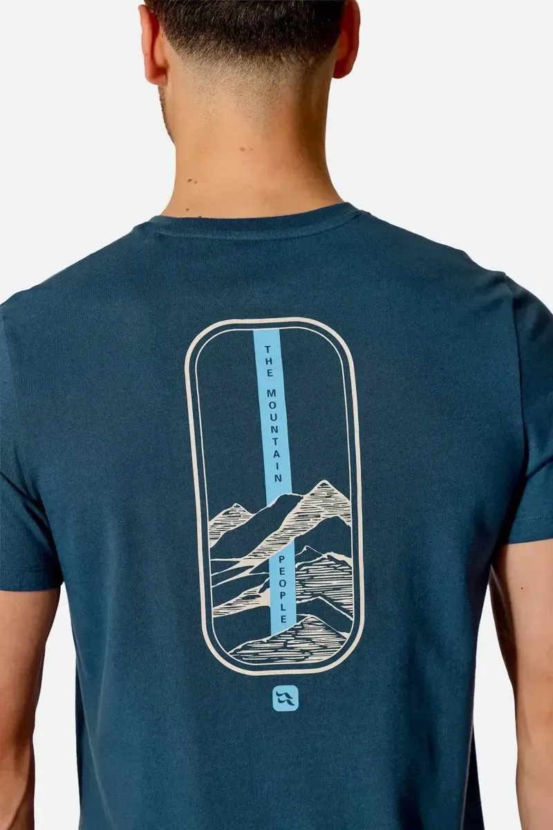 Rab Stance Strata T-Shirt in Tempest Blue-5