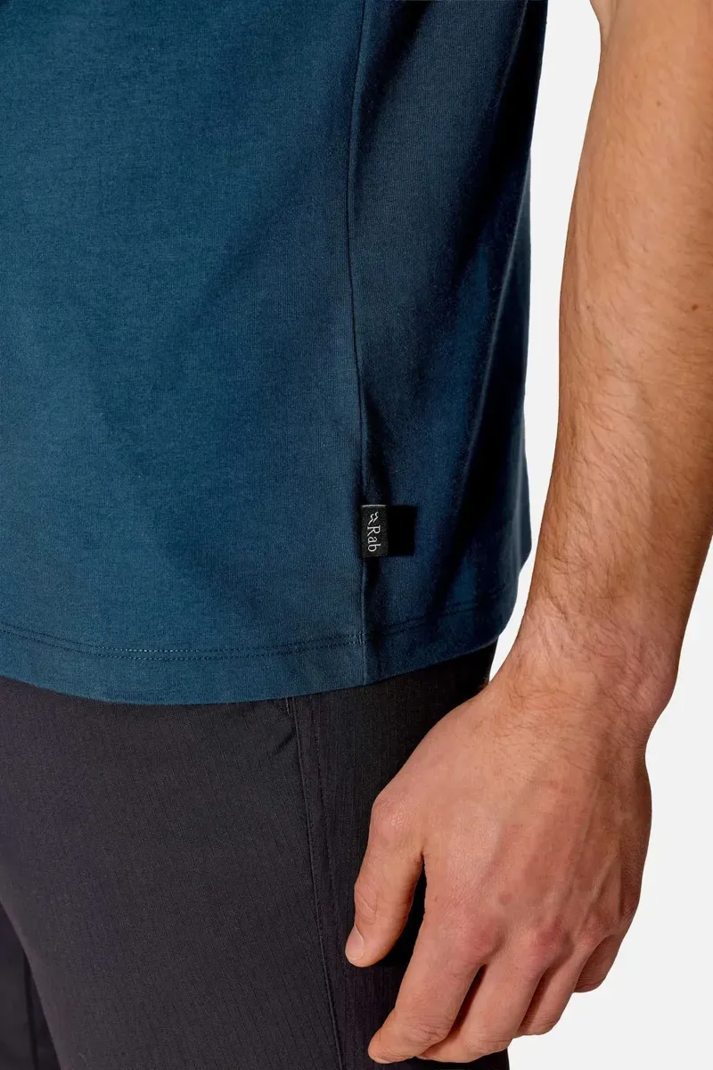 Rab Stance Strata T-Shirt in Tempest Blue-7
