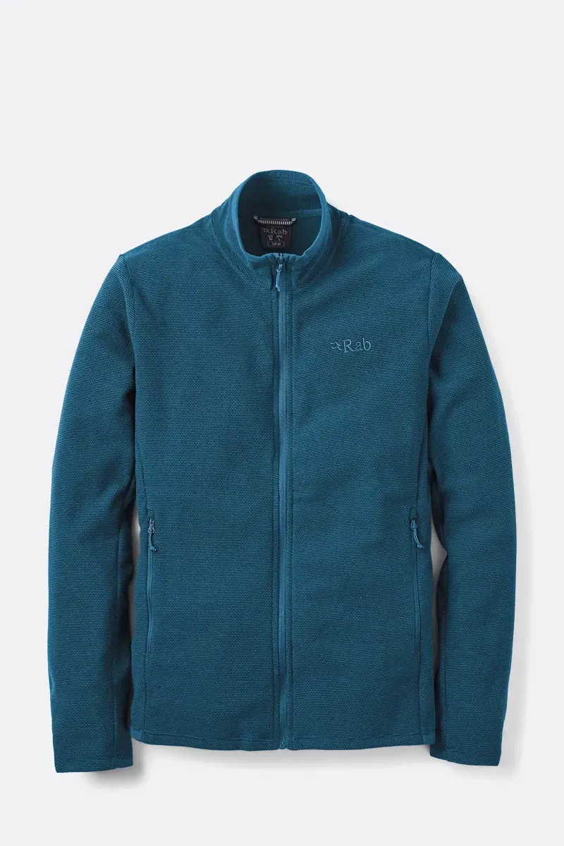 Rab Men's Stavel MidlayerJacket in Tempest Blue