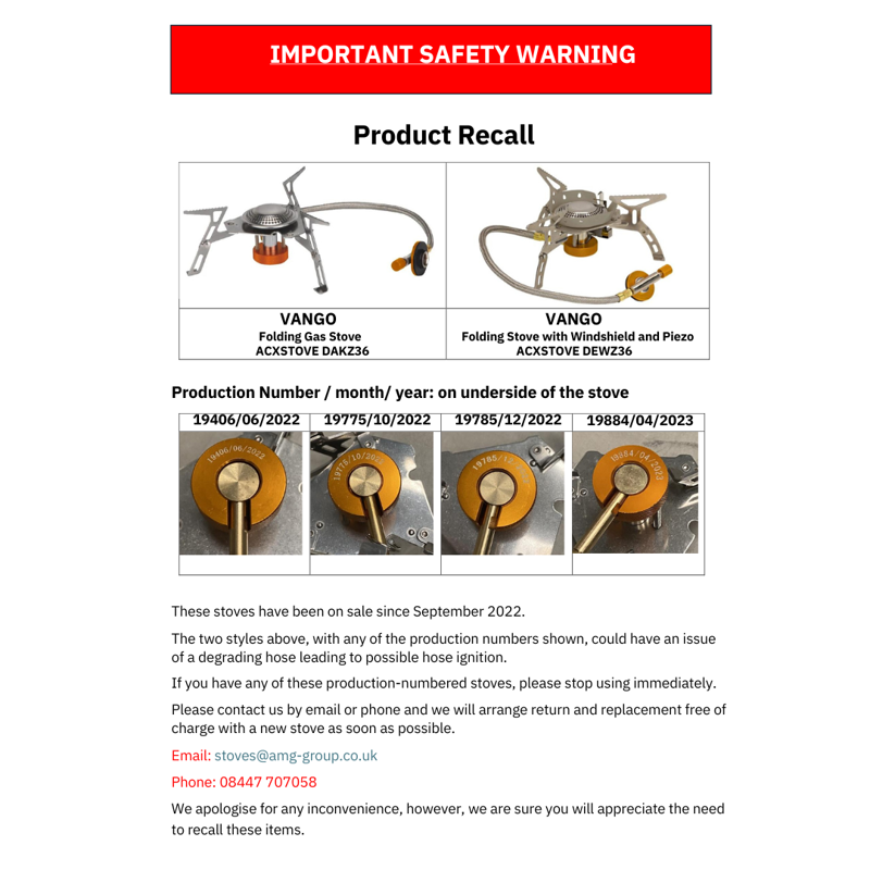 Vango Folding Gas Stove-1