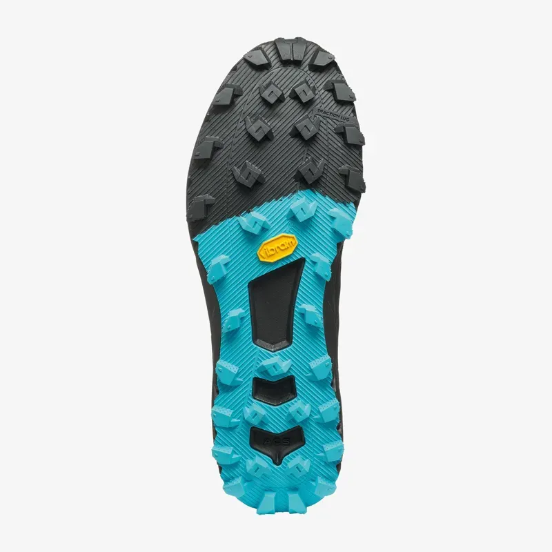 Scarpa Spin ST Trail Running Shoe in Black/Azure-6