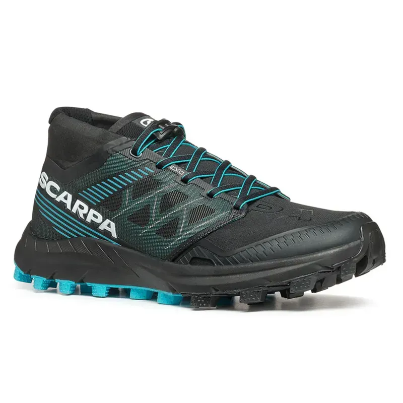 Scarpa Spin ST Womens Trail Running Shoes in Black/Azure