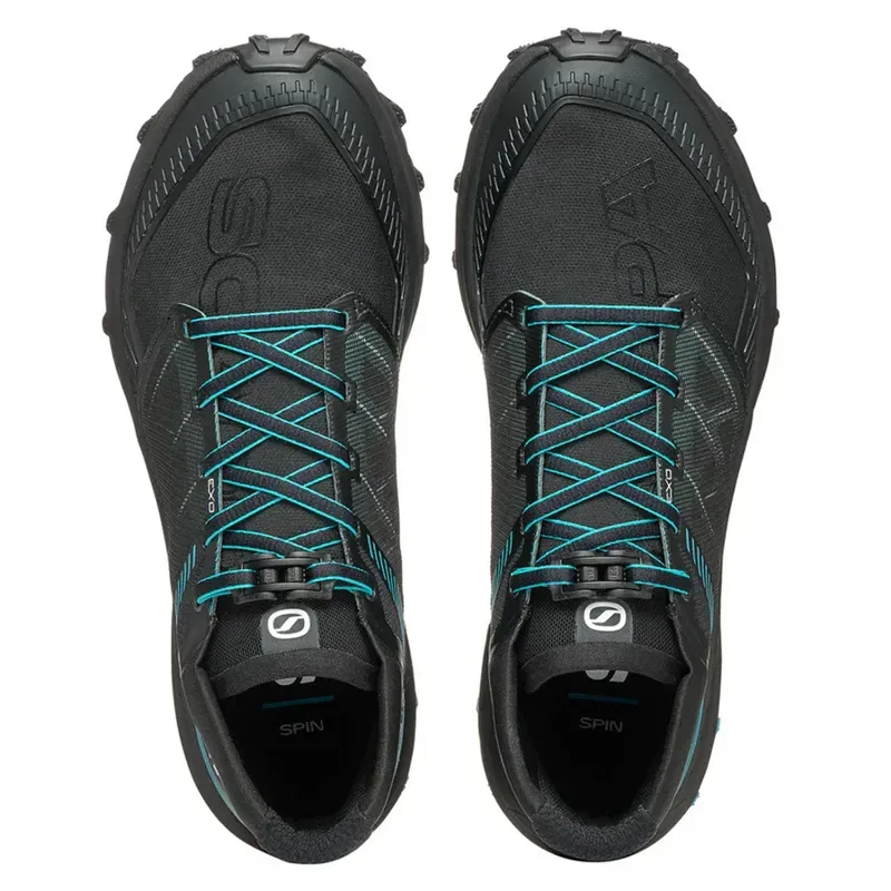 Scarpa Spin ST Womens Trail Running Shoes in Black/Azure-5