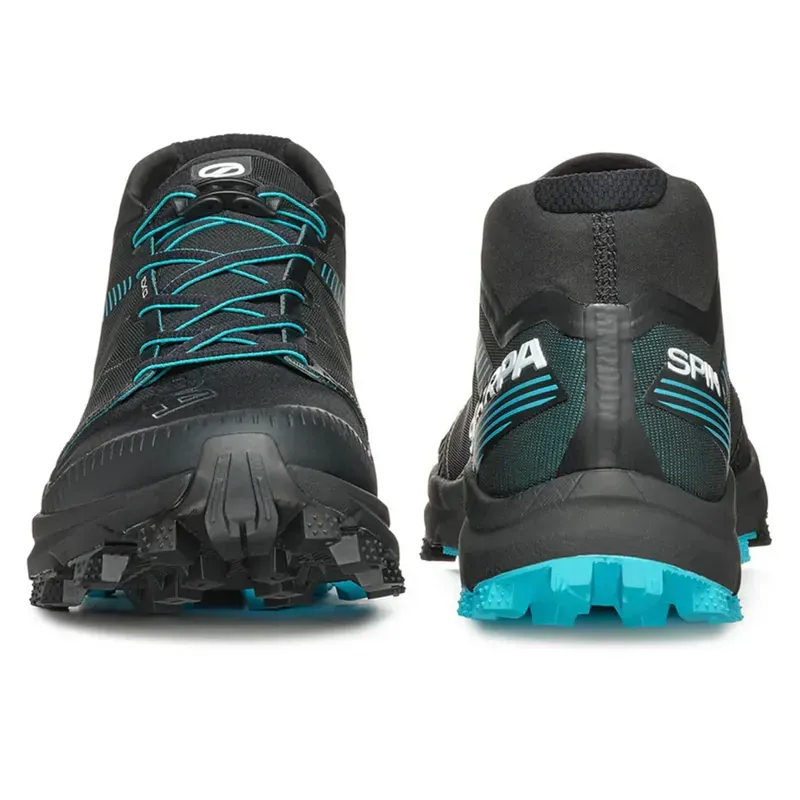 Scarpa Spin ST Womens Trail Running Shoes in Black/Azure-6