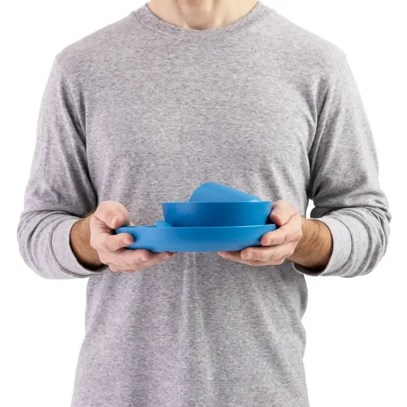 Sea To Summit Camp 6 Piece 1 Person Dinnerware Set in Cendre Blue-2