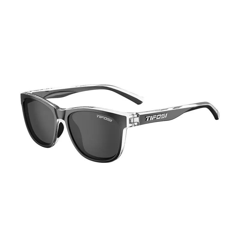 Tifosi Swank Single Lens Sunglasses in Onyx Clear/Smoke
