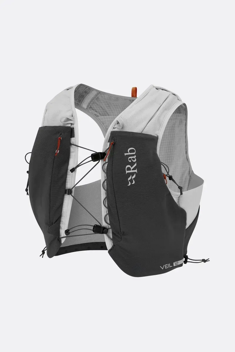 Rab Veil 12 Lightweight Running Vest in Gargoyle/Graphene