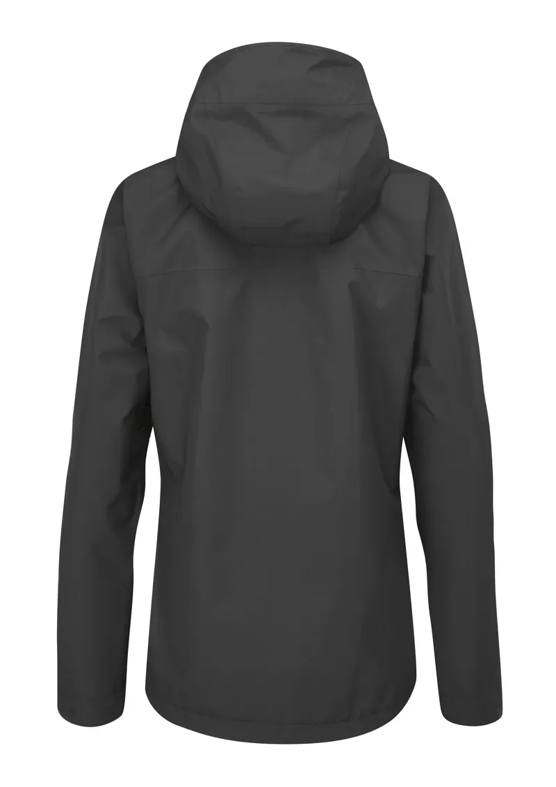 Rab Downpour Eco Women's Waterproof Jacket in Black -3
